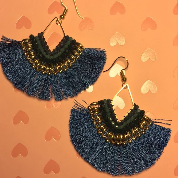 Handcrafted Luxury Earrings - Picture 1 of 5